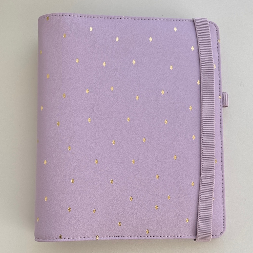 kikki.K Lavender Tablet/Planner Cover with Gold Diamond Accents - Picture 2 of 15